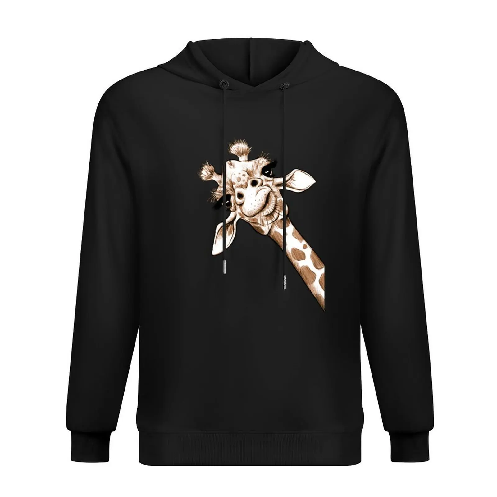 

Sketch Giraffe Art Hoodie mens clothes clothes for men japanese style autumn new products hoodies for men high quality