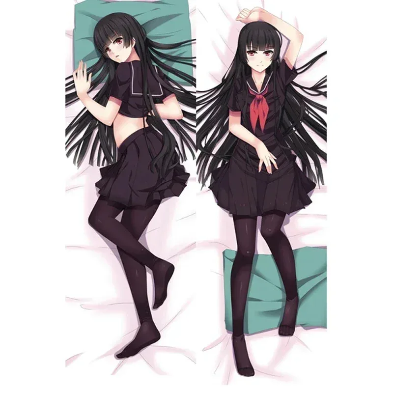 60X180cm Japanese Anime Ga KILL Esdeath Akame Dakimakura Body Pillow Case Esdese Fullbody Hing Cushion Cover Otaku