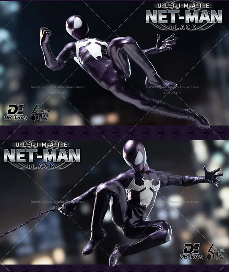 在庫あり DBtoys X 6インチ dbm001-002 1/12スケール レッド/ブラック スパイダー スーパーヒーロー ピーター 6インチ フルセット アクションフィギュア 男性兵士 おもちゃ