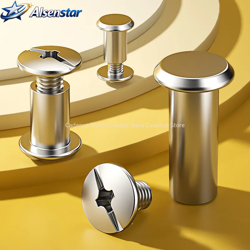 

50PCS 304 Stainless Steel Flat Head Male Female Rivets for Clothing Bag Leather DIY Craft, Anti-Rust Snap Fasteners M2M3M3.5