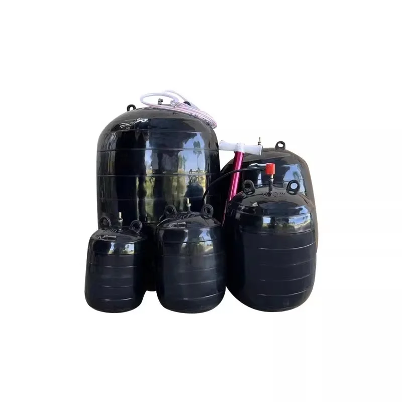 Natural Rubber Pipeline Plug Pipe Natural Rubber Drain Air Bag Inflatable Bung Stop Plug Block Heigth120mm 130mm 190mm ~ 440mm