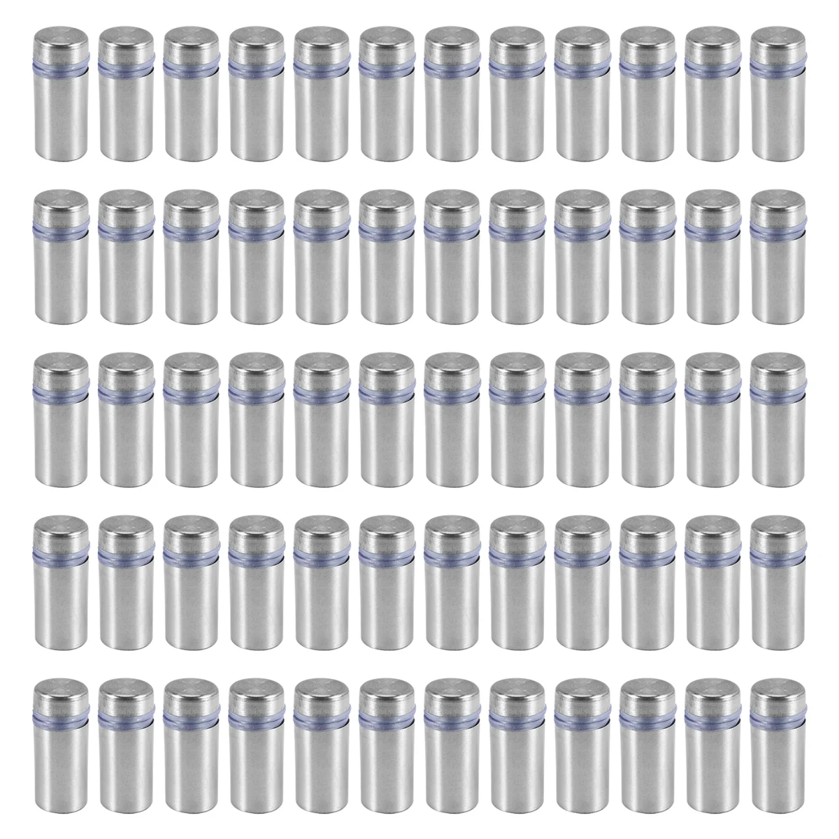 60Pcs Sign Standoff Screws Advertising Screws Stainless Steel Wall Standoff Mounts Glass Acrylic Nail for Glass Artwork