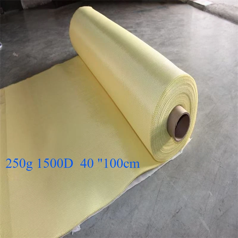 Kevlar Fiber Fabric, Aramid Cloth, Ultra-thin Thickness 0.1mm, 250gsm, 1500D, 40 