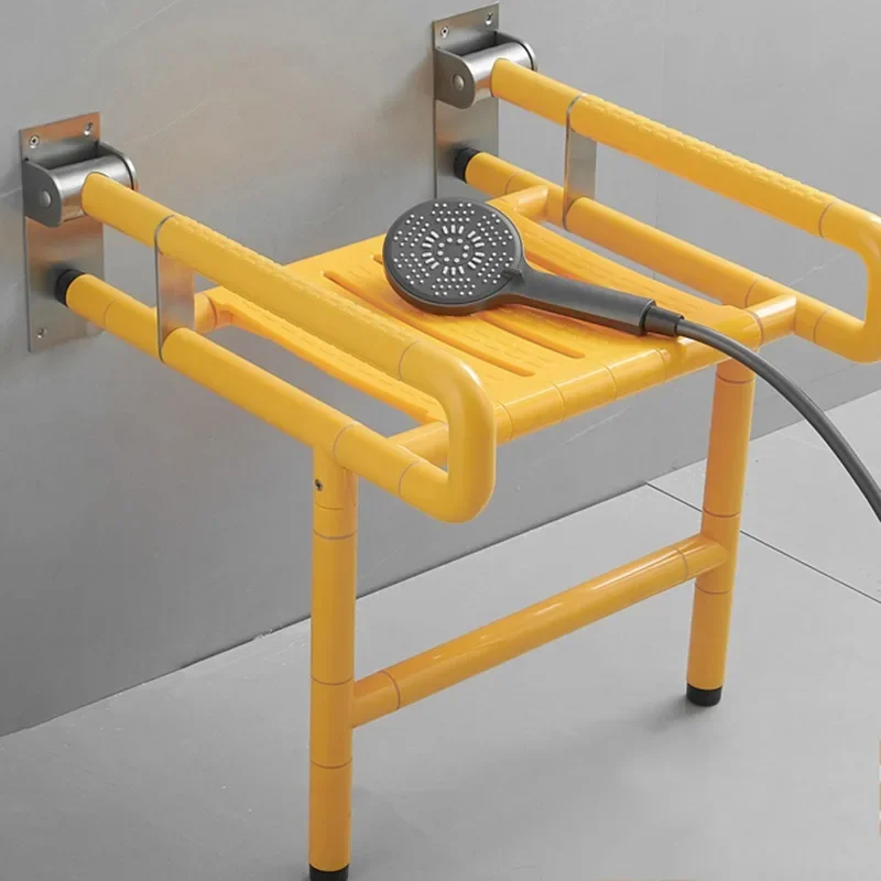

Ergonomic Folding Shower Chair With Backrest Adult Bathroom Chairs Toilet Chair Elderly Katlanabilir Sandalye Home Furniture