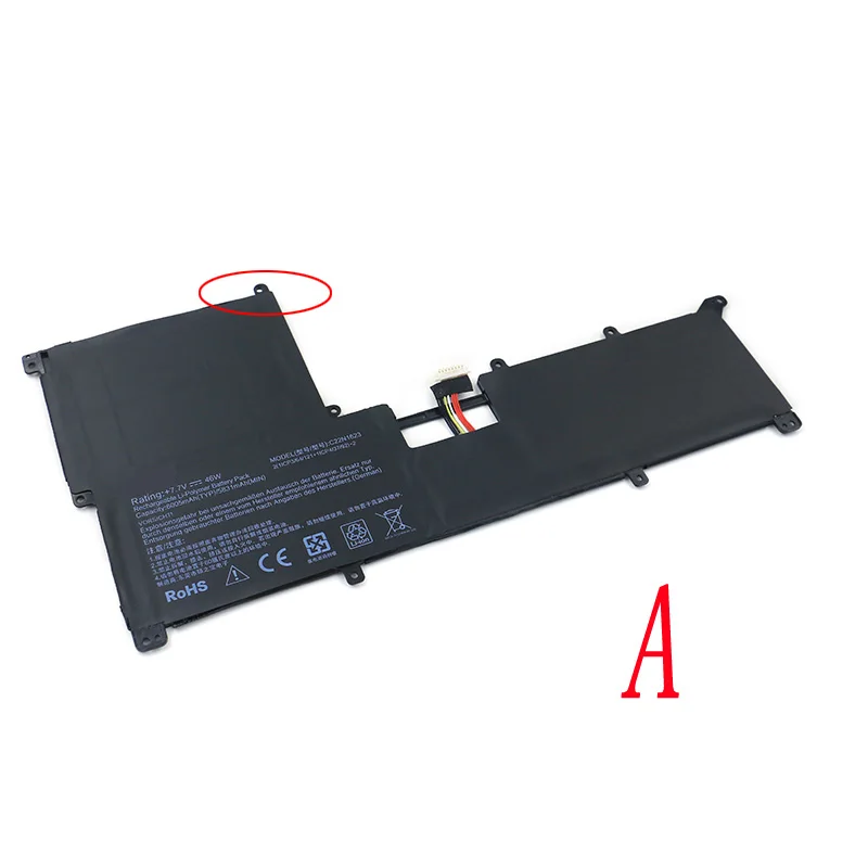 Imagem -02 - Zedi-bateria do Portátil para Asus Zenbook Deluxe C22n1623 7.7v 46wh 6005mah Ux490u Ux490ua-be033t 0b20002400100 Zenbook3v