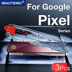 2-3Pcs For Google Pixel 9a 9 Pro XL 8 8A 7 7A 6 4G 5G Screen Protector Fingerprint Toughened Glass Accessories Easy Kit