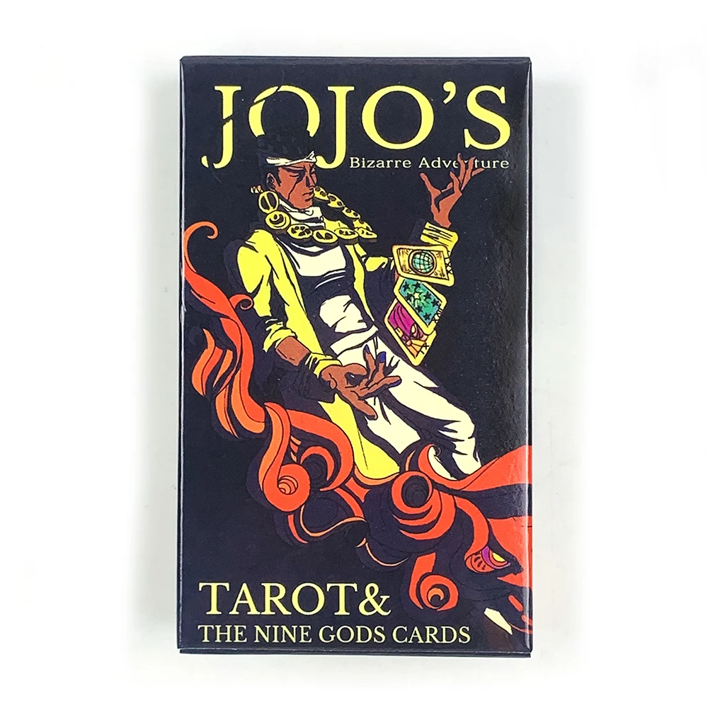 JoJo's Bizarre Adventure Tarot Cards The Nine Gods Cards Anime Tarot Deck Fortune Telling Divination Card Game Collectible Cards