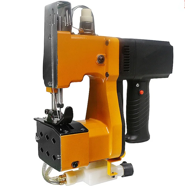 Industrial Handheld Electric Bag Sewing Machine Automatic Feed High-Accuracy Chain Stitch Edge Cutter Thread Trimmer 190W 5kg