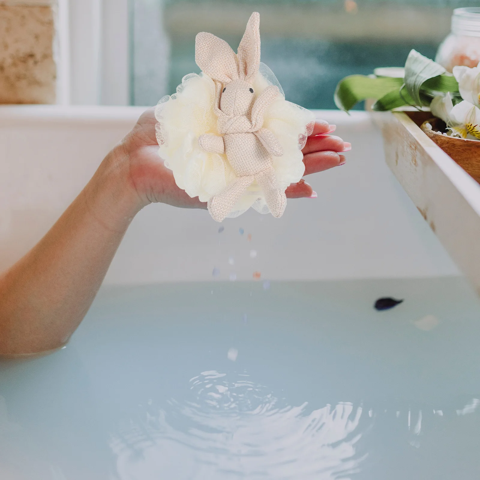 

Cartoon Bathing Balls Household Shower Ball Adorable Ball For Women Men Exfoliating Bath Accessory Ergonomic Design Durable