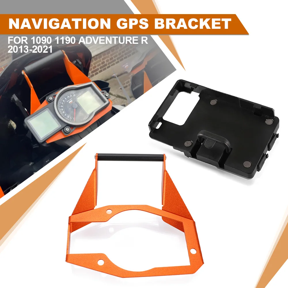 

Navigation Plate Adapt Bracket FOR 1090 1190 Adventure R 2013 2014 2015 2016 2017 2018 2019-2021 Mobile Phone Holder USB Charger