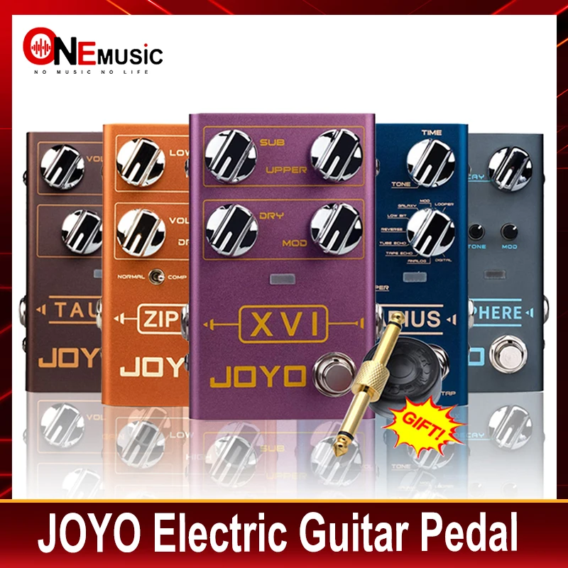 

JOYO R Series TAUREN/TAICHI/UZI/ZIP AMP/NASCAR DELAY/VISION/BAATSIN/ Overdrive Pedal for Electric Guitar