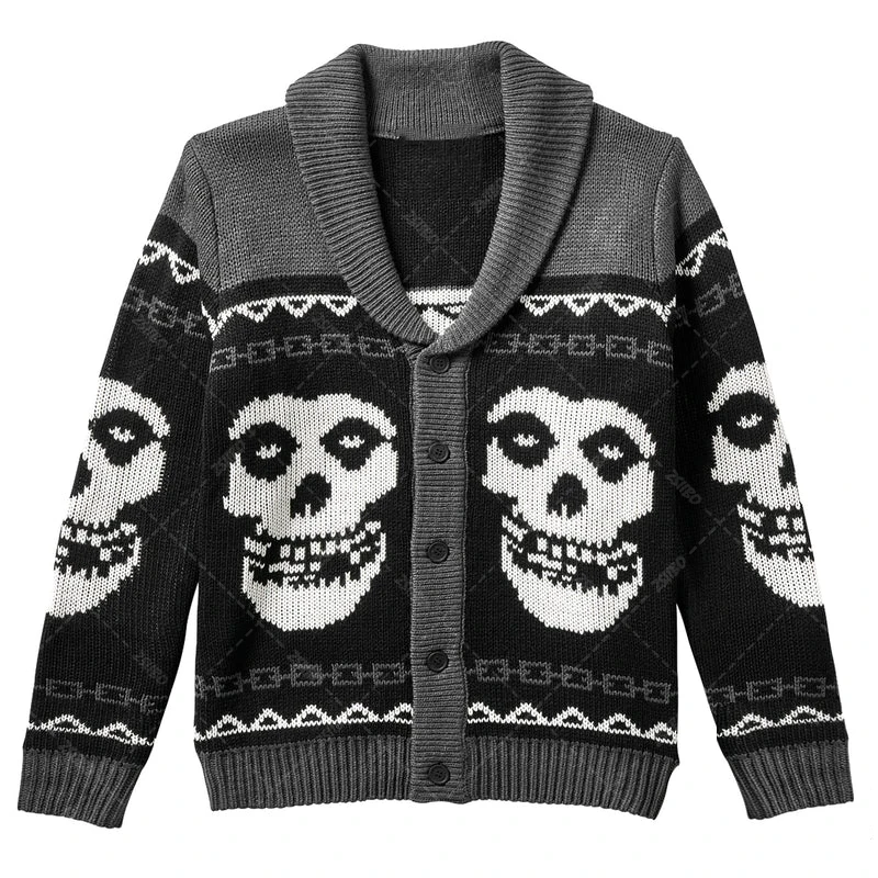 Autumn Winter Halloween Print Sweatshirt Full Skull 3d Sweatshirts Women Casual Round Neck Streetwear Gothic Hoodie Loose Blouse