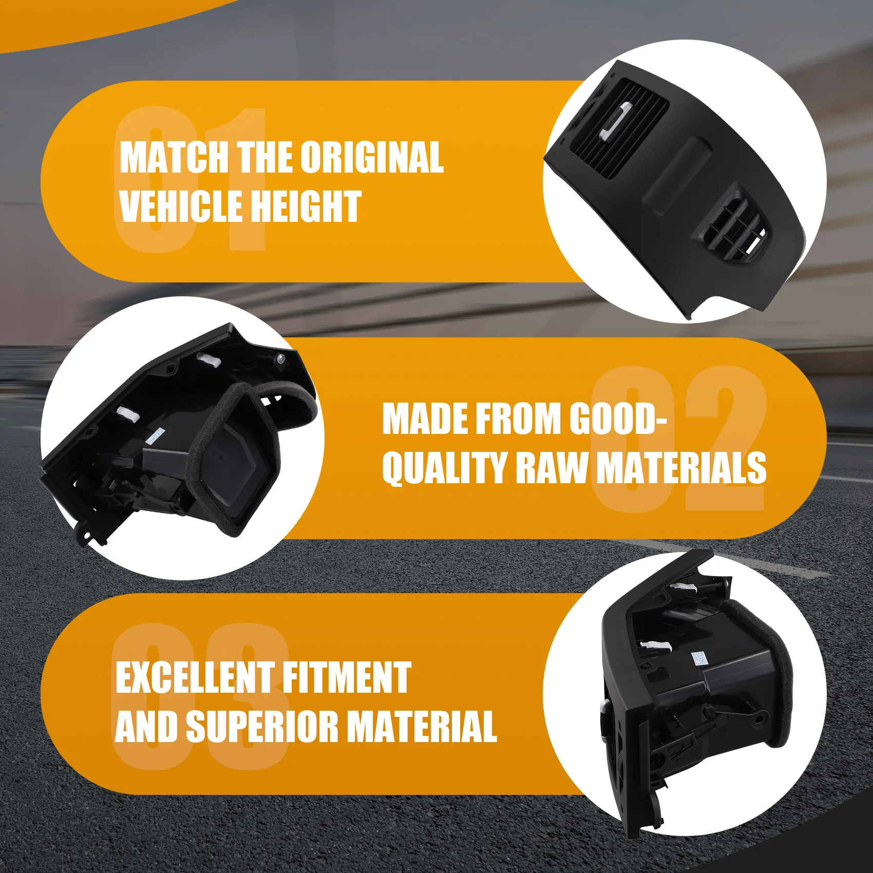 

AUTO Car Instrument Panel Air Outlet For Mitsubishi Pajero Montero Shogun 4 MK4 2007-2015 Right 8030A060XA