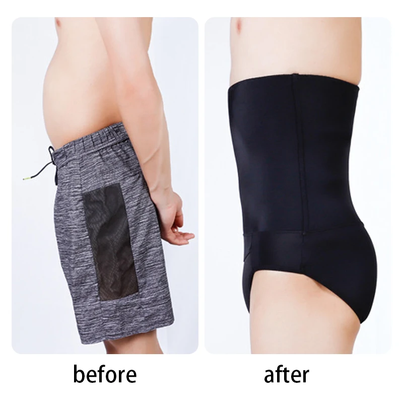 Men Sissy Hiding Gaff Panties Brief For Crossdressing Transgender Men High Waist Boxer Shorts Tummy Slim Body Shaper Corset