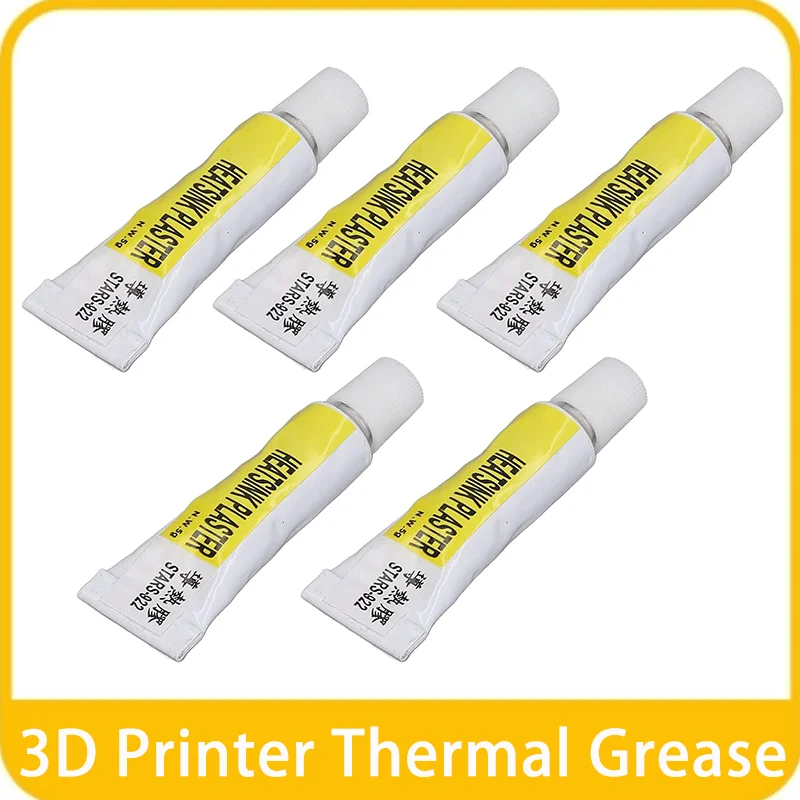 

3D Printer Thermal Grease,Silicone Thermal Paste，with Thermal Conductivity, Fast Curing, High Strength Bonding for All FDM 3D P