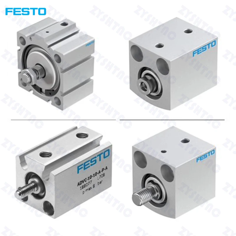 FESTO krátký hladit vzduch cylindr ADVC/AEVC-63-50-40-20-16-15-10-6-5-I-P-A-P-A ADVC/AEVC-12-16-10-5-10-20-25-32-40-50-63-5-I-A-P-A