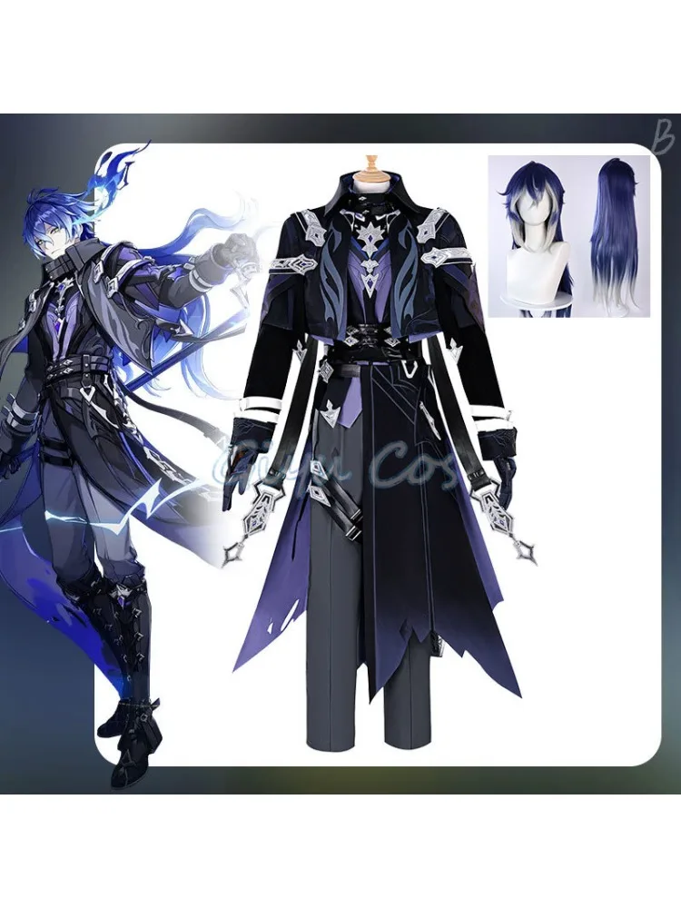 Genshin Impact Flins Cosplay-Kostüm Karneval Anime Halloween-Kostüme Maskerade Damen