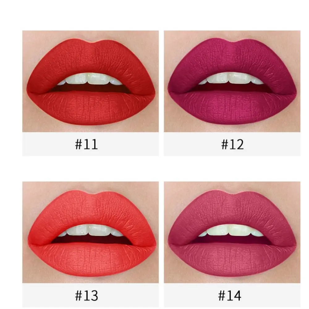 Moisturizing Long-Lasting Lip Glaze Velvet Matte Lip Mud Non-stick Cup Waterproof Lip Gloss Girls