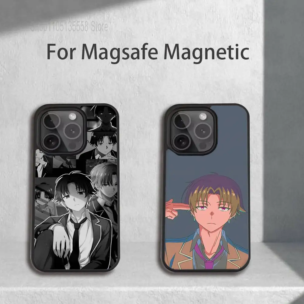 

A-Ayanokoji kiyotaka Anime Phone Case For iPhone 17,16,15,14,13,12,11,Pro,Max,Plus,Mini,SE4,E Magnetic Magsafe Wireless Charging
