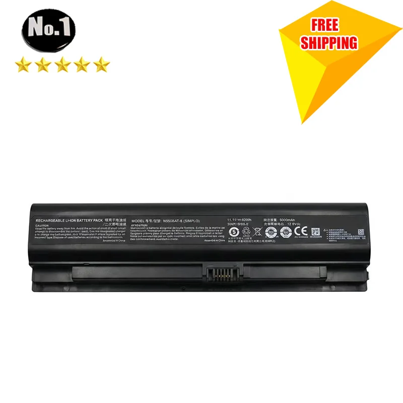 NEW  N950BAT-6 GENUINE Laptop Battery for Hasee ZX7-CP5G ZX7-CT5DA ZX8-CT5DA ZX8-CR5S1 TX7-CT5A1 TX8-CT5DH TX8-CT7DK GX9-CT5DK