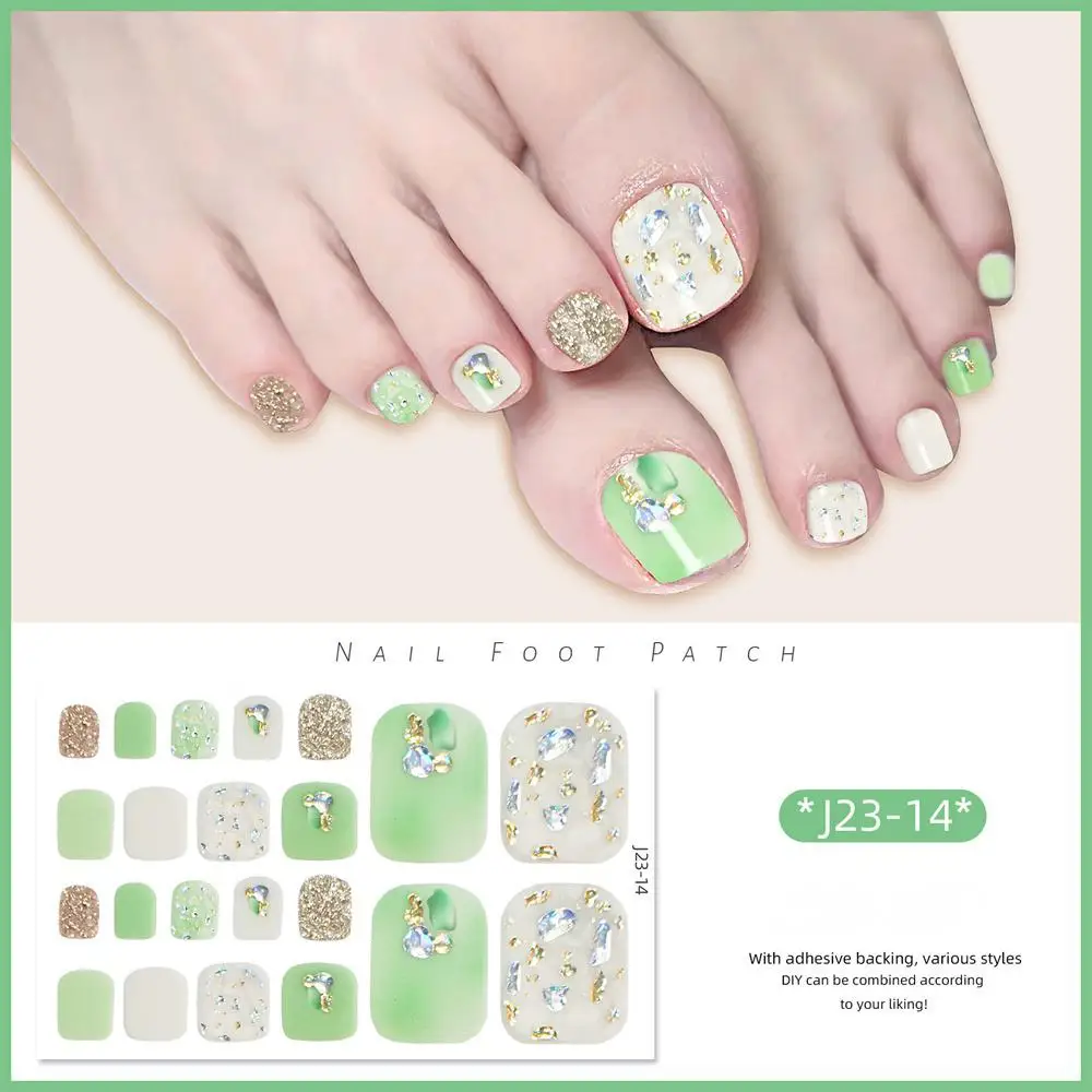 Explosive Toenail Stickers Toenail 22 Stickers Maintain Beauty Classic Pattern Health & Beauty Whitening Toenail Stickers