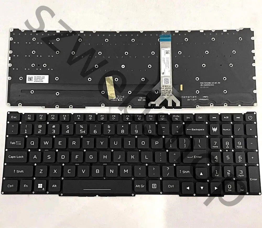 

New Laptop For Acer Aspire A315-510P A515-47 A715-52 Nitro V15 ANV15-51 US keyboard backlit