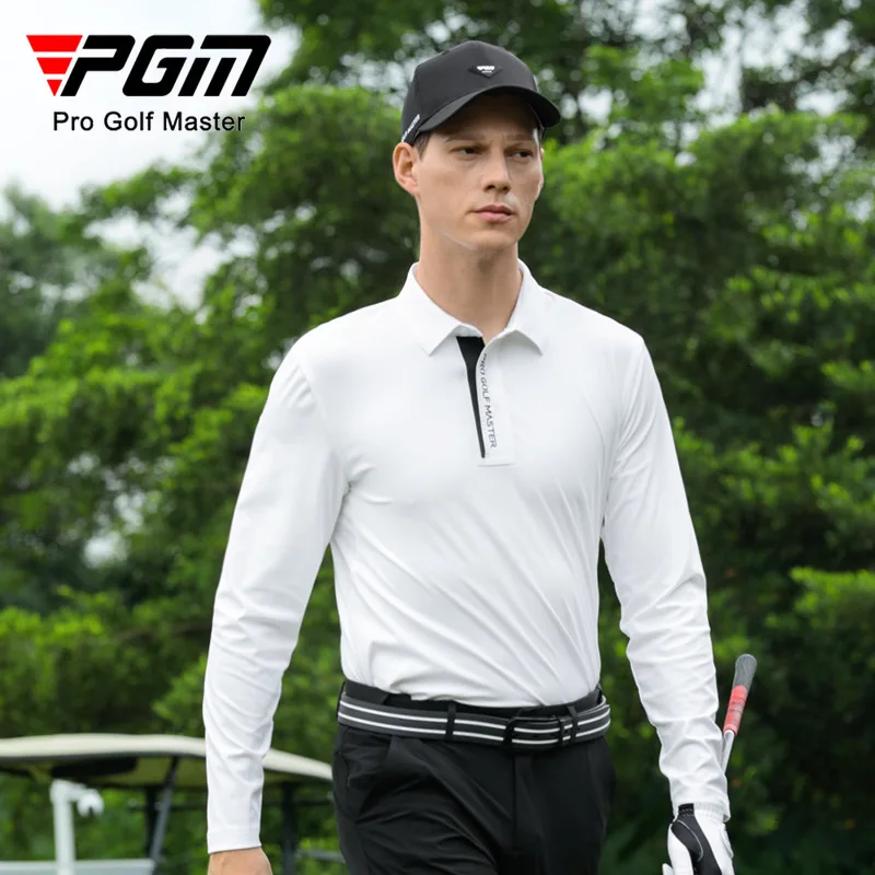 pgm-hommes-golf-chemises-a-manches-longues-automne-hiver-sechage-rapide-respirant-haute-elasticite-polo-haut-yf820