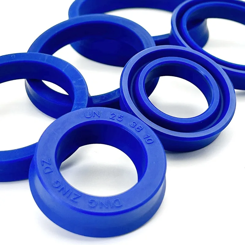 Blue PU Hydraulic Oil Seal ID 70mm~78mm OD 80mm~95mm UN Rotary Shaft Seal Excellent Sealing Performance Wear / oil resistant