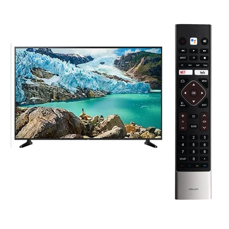 HTR-U27A HTR-U27E Replace Voice Remote For Haier 4K UHD Smart Android TV LE32K6600SG LE65K6600UG LE58U6900HQGA