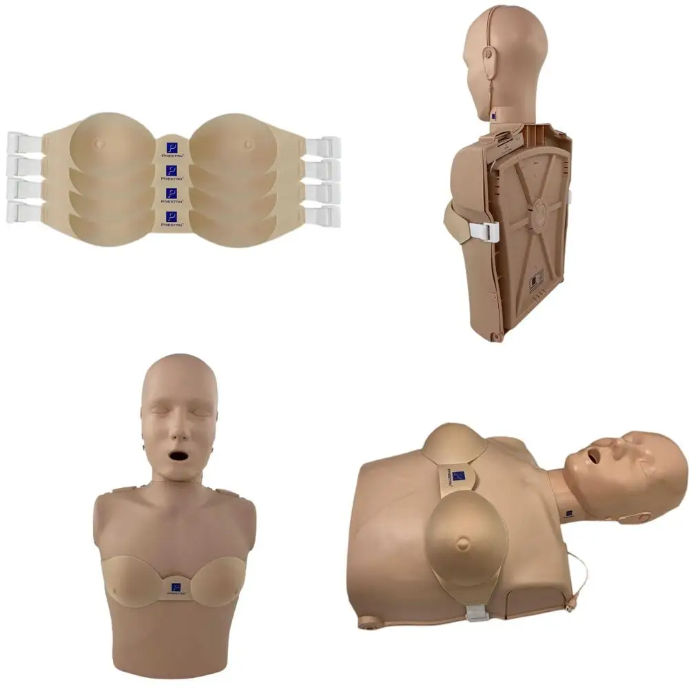 

CPR Training Mannequins Female, Medium Skin Tone, Pack of 4