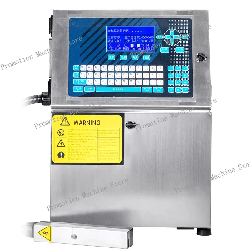 Automatic Industrial CIJ Inkjet Printer Online Printer for Batch Code Number Date/ Plastic Pipe / Bottle / Bag/pvc/id Card