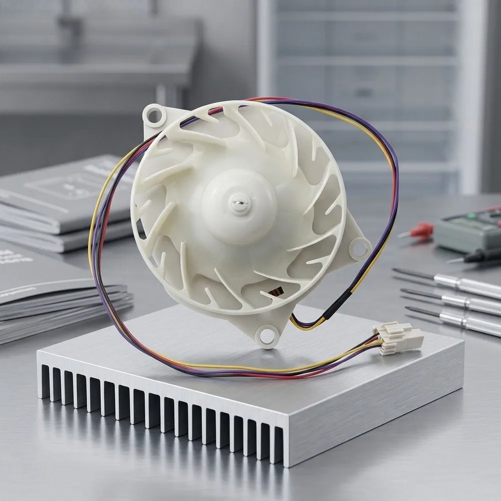 DC Fan Motor Evaporator Fan Motor For Food Freshness Evaporator Fan Direct Replacement Part Optimal Air Circulation