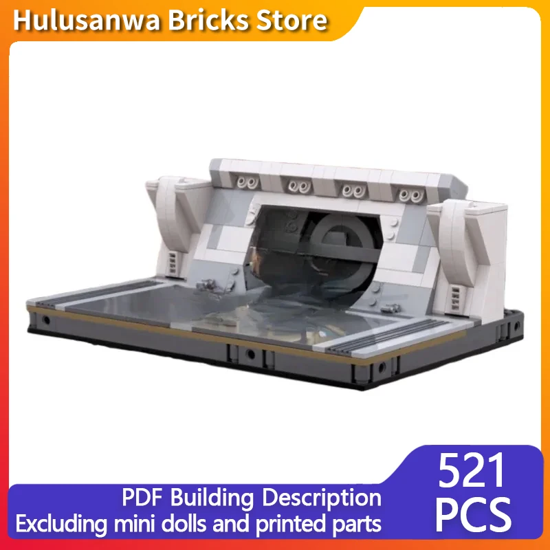 Star Movies Model MOC Building Bricks Military Negotiation Room Modular Technology Gifts Holiday Assemble Children Toys Suit