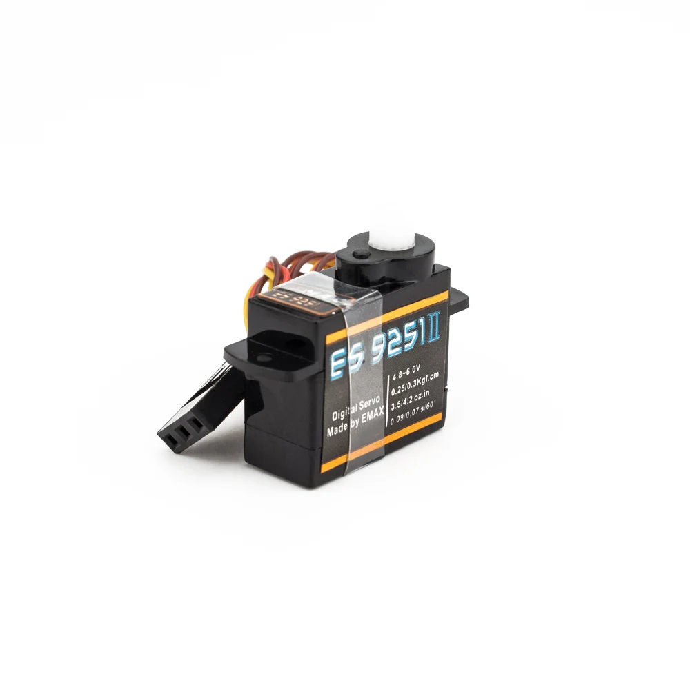 EMAX-ES9251II Servo Digital, Edição Atualizada, Micro Aeronaves de Asa Fixa, Máquina 3D Ultra Leve, 2.5g