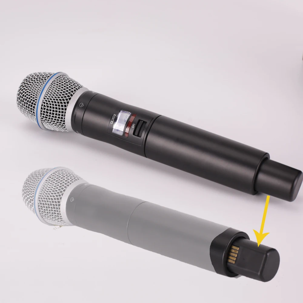 Imagem -06 - Dupla Microfone Condensador sem Fio Diversidade Digital Profissional Uhf ao ar Livre Maclex d4 Bet87a Karaoke Palco Desempenho Mic