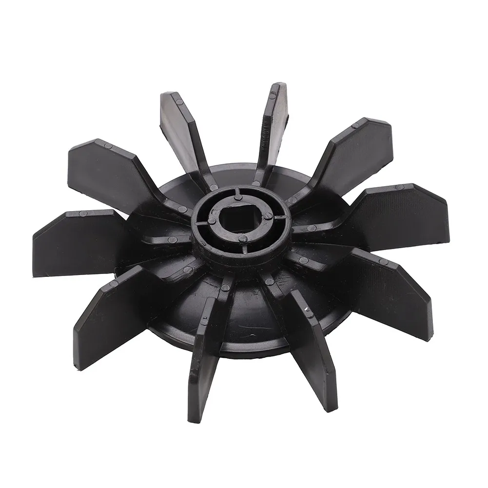 Replacement Air Compressor Fan For Linear Motor Systems With Plastic Impeller 0.5 Inch Shaft Bore And 135mm Outer Diameter