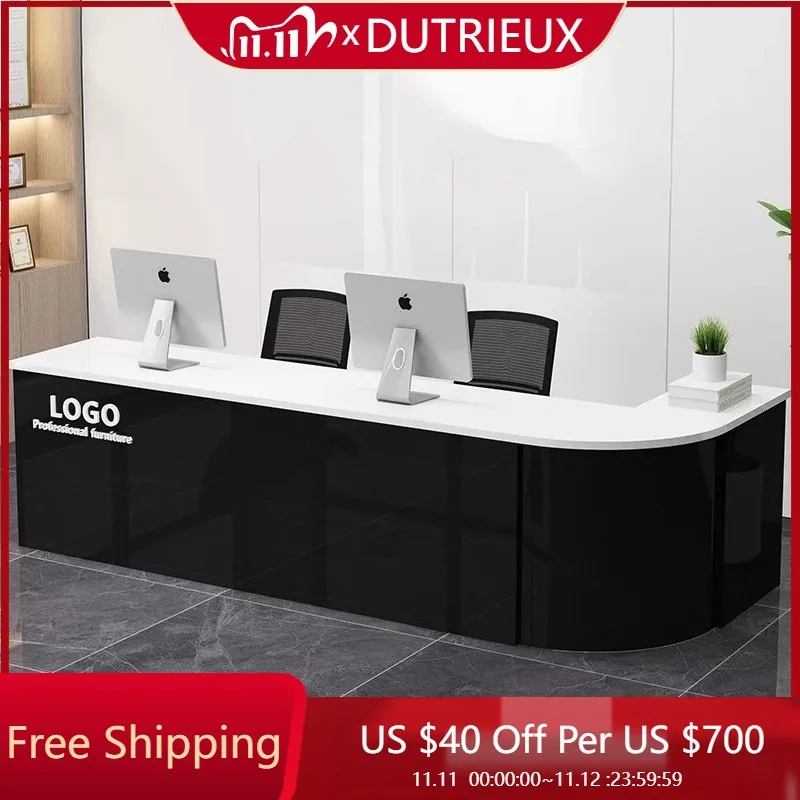 

Vintage Office Reception Desk Beauty Salon Business Simple Professional Reception Desks Modern Scrivania Postmodern Furniture