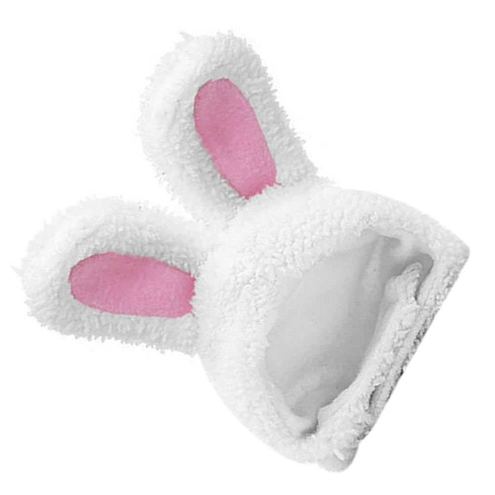

Cute Bunny Ears Hat for Pets Rabbit Head Costume Adjustable Size Lightweight Storage Easter Kitten Dog Cat Sherpa