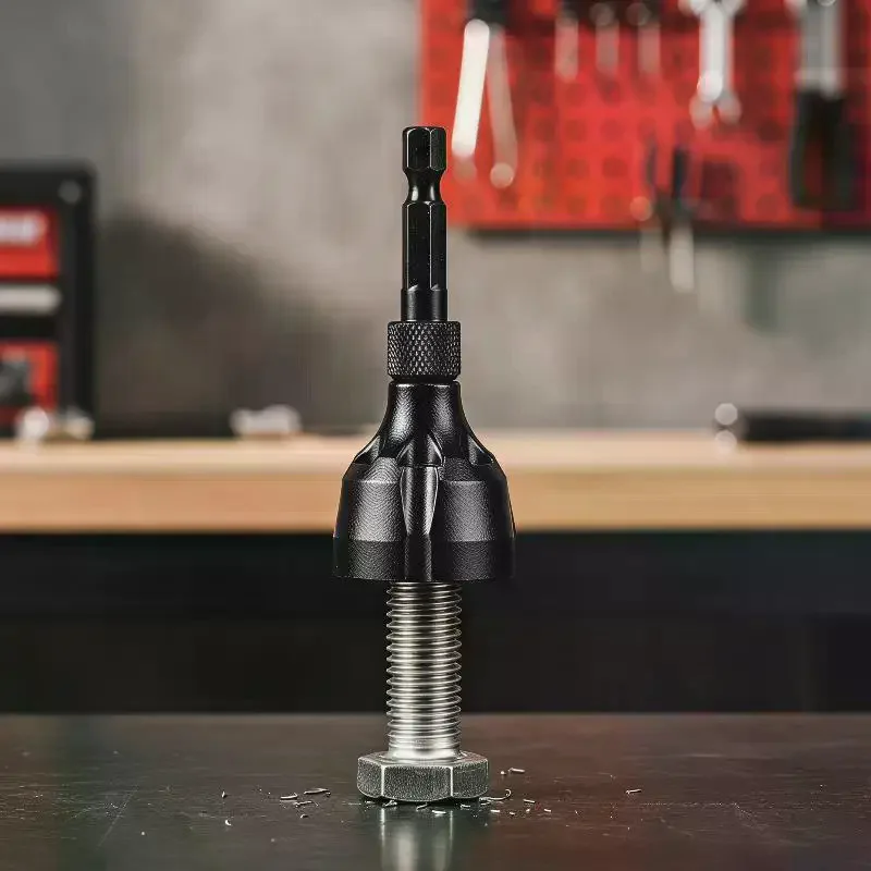 1Pcs Heavy-Duty Hex Deburring & Chamfering Tool - Precision Hex Shank For Screw Repair, Bolt Trimming & Countersinking