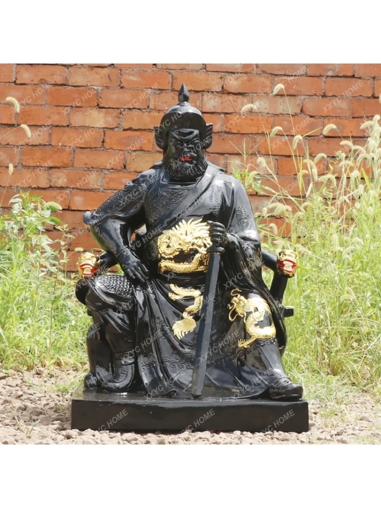 General Statue of Huayin Palace Shop Temple Decoration Resin Buddha Statue Martial Arts Emperor Five-Way Lord Marshal Statue