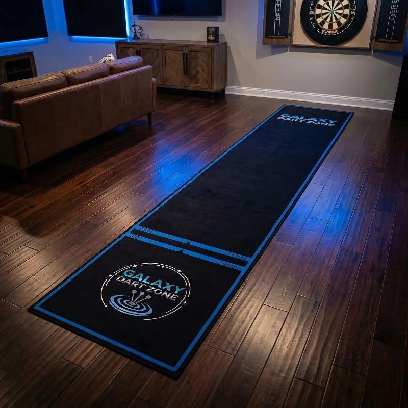 VIKAMA Polyester Durable Dart Mat Anti Slip Throwing Line Carpet Indoor Dart Sports Home Game Room Home Decoration