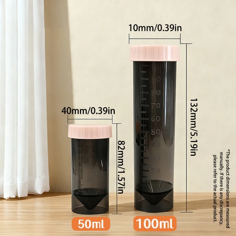 

Портативный контейнер для хранения детской смеси 50 мл/100 мл, герметичный компактный дизайн из полипропилена для путешествий родителей