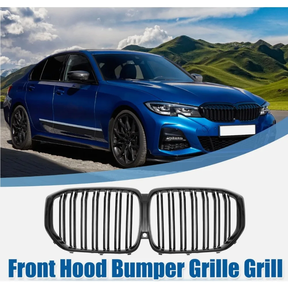 

Front Grille Medium Net Double-line bright black Renal Grille With Lamp For BMW X 5 Series G05 X5 2019-2022 51137454890