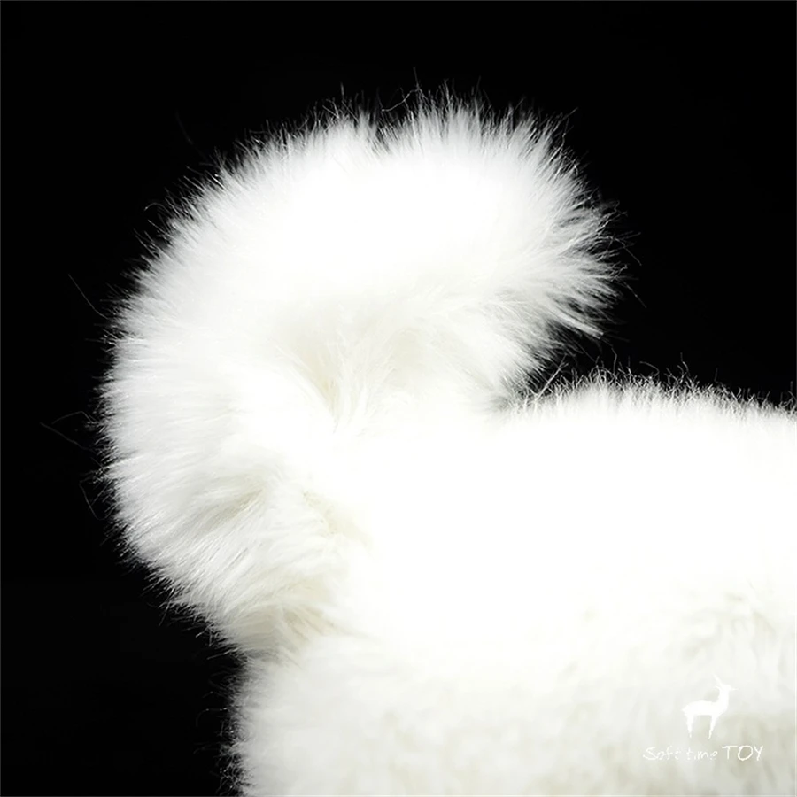 Samoyed Dog High Fidelity Anime Cute Samoye Dog Plushie Plush Toys Lifelike Animals Simulation Stuffed Doll Kawai Toy Gifts Kids