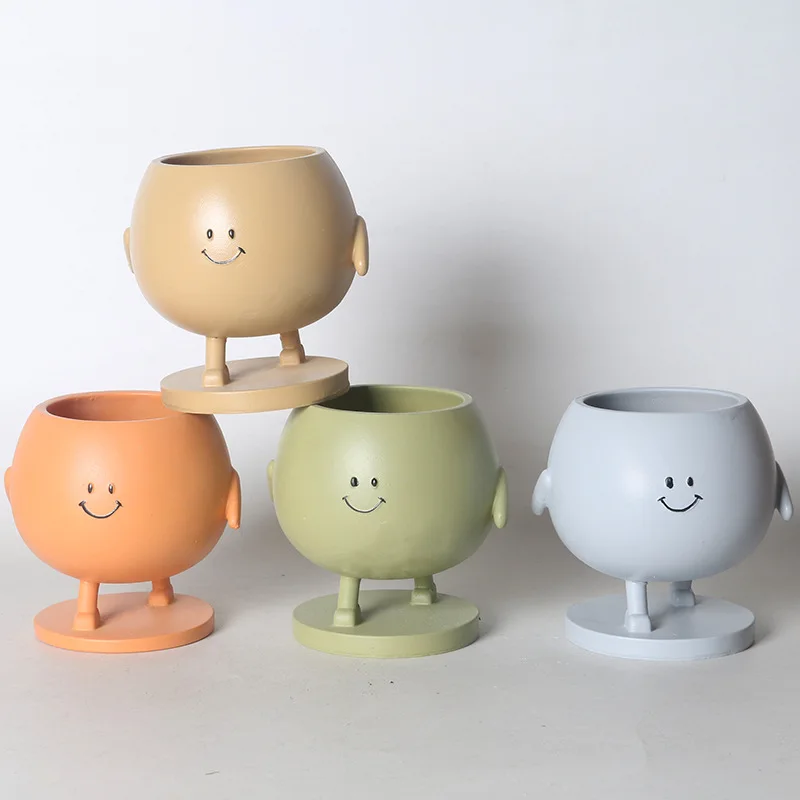 

Creative Resin Cartoon Home Decoration for Succulent Flower Pots