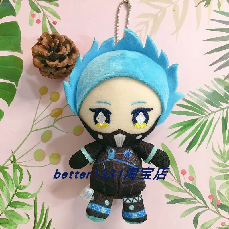 Original Disney Twisted Wonderland Sunrise Plüsch-Schlüsselanhänger, gefüllter Puppen-Charm, weiche Mini-Figur, Spielzeug