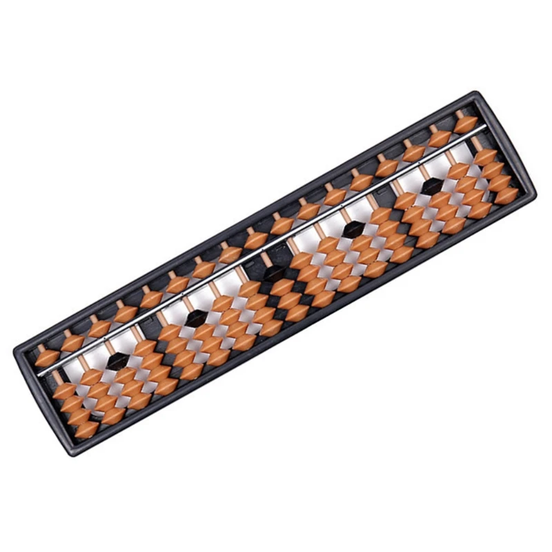 Draagbare Klassieke 17 Rij Abacus Chinese Vintage Abs Abacus Calculator Kinderen Math Berekening Tool Voor Wiskunde Klassen