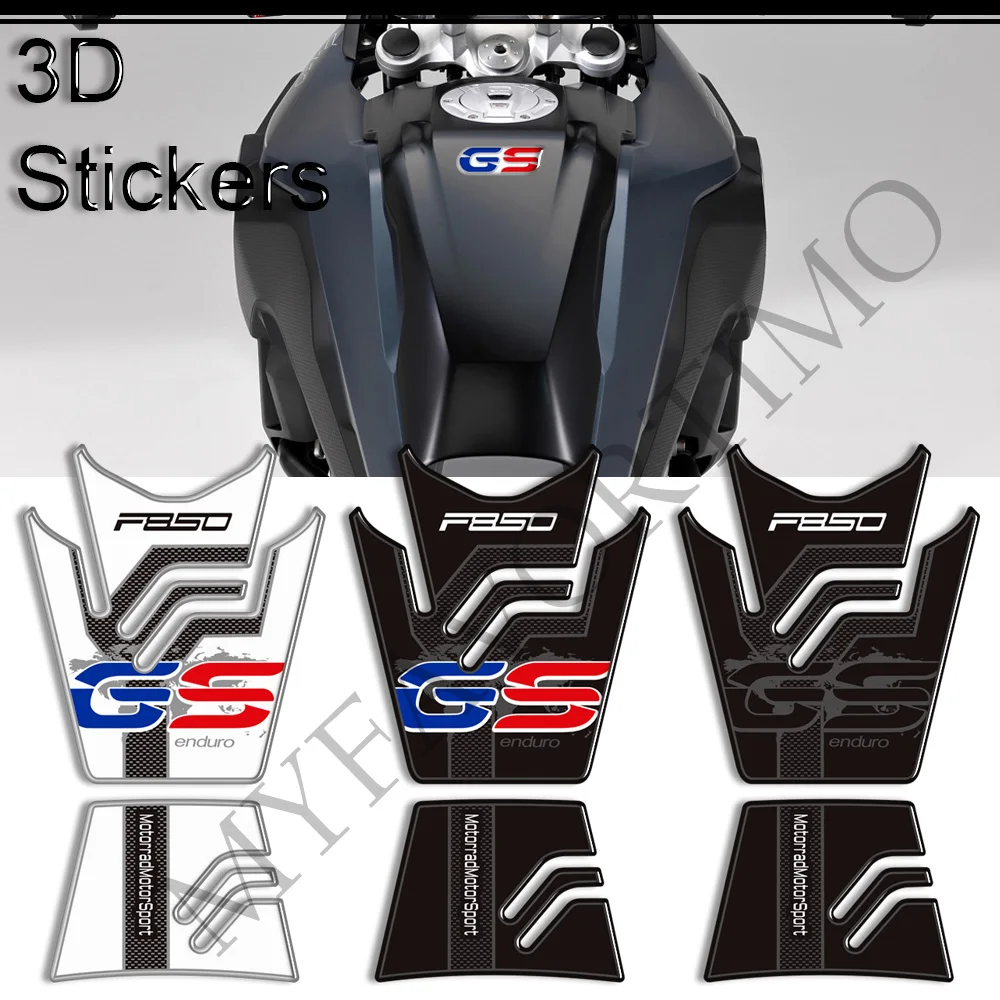 For BMW F850GS F 850 GS F850 Stickers Decals Protector Tank Pad Side Grips Gas Fuel Oil Kit Knee Fairing Fender Wind Deflector