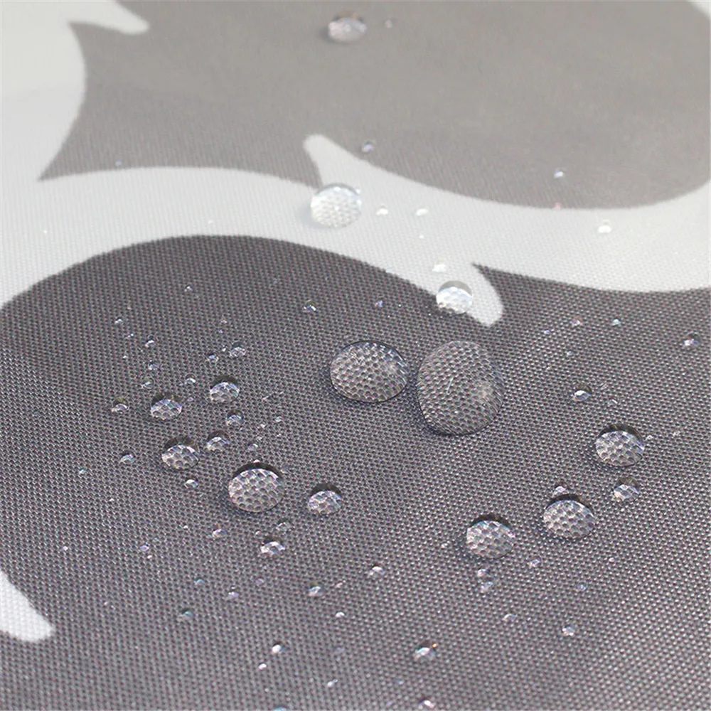 Large Wide Bathroom Shower Curtain Waterproof Bathroom Curtains Polyester Bath Curtain Bathtub Bathing Cover with 12 Hooks