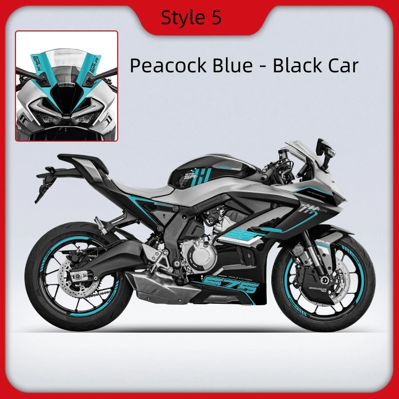 For CFMOTO 675SR‑R 2024  Decorative Full‑Vehicle Graphic Stickers Waterproof Sunproof Protect Original Paint Mod Accessories